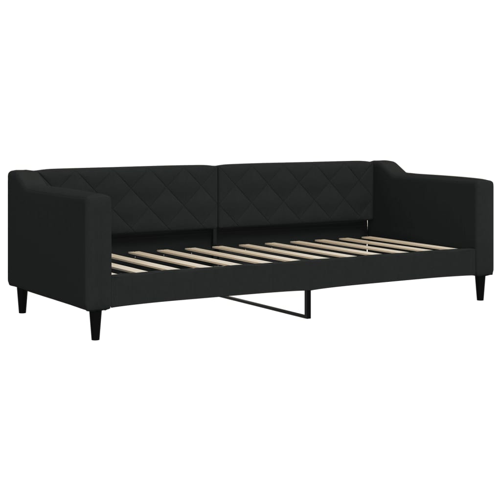 vidaXL Sofá-cama 80x200 cm tecido preto