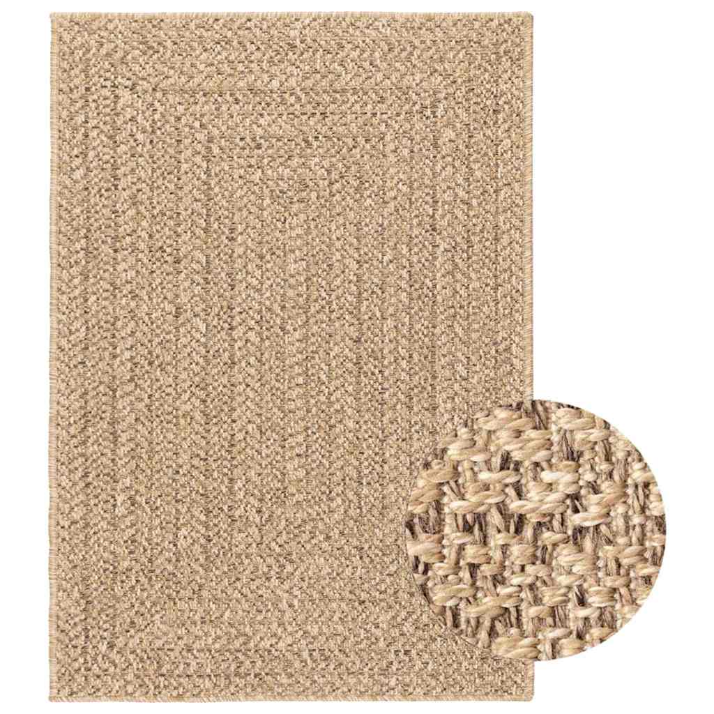 vidaXL Tapete ZIZUR 160x230 cm aspeto de juta interior e exterior