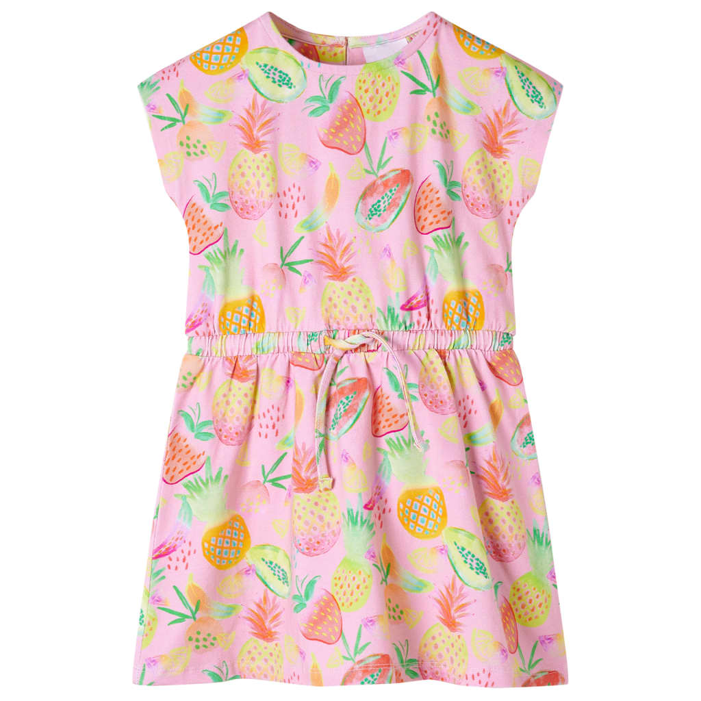 Vestido de criança rosa suave 128