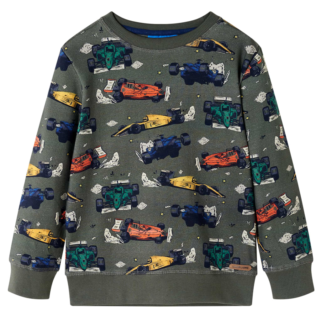 Sweatshirt para criança cor caqui 104