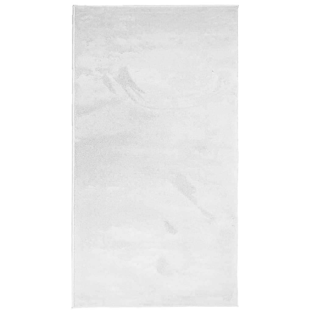 vidaXL Tapete de pelo curto OVIEDO 60x110 cm cinzento