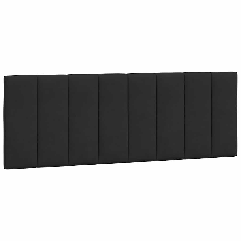 vidaXL Almofadão de cabeceira Hanko 120 cm veludo preto