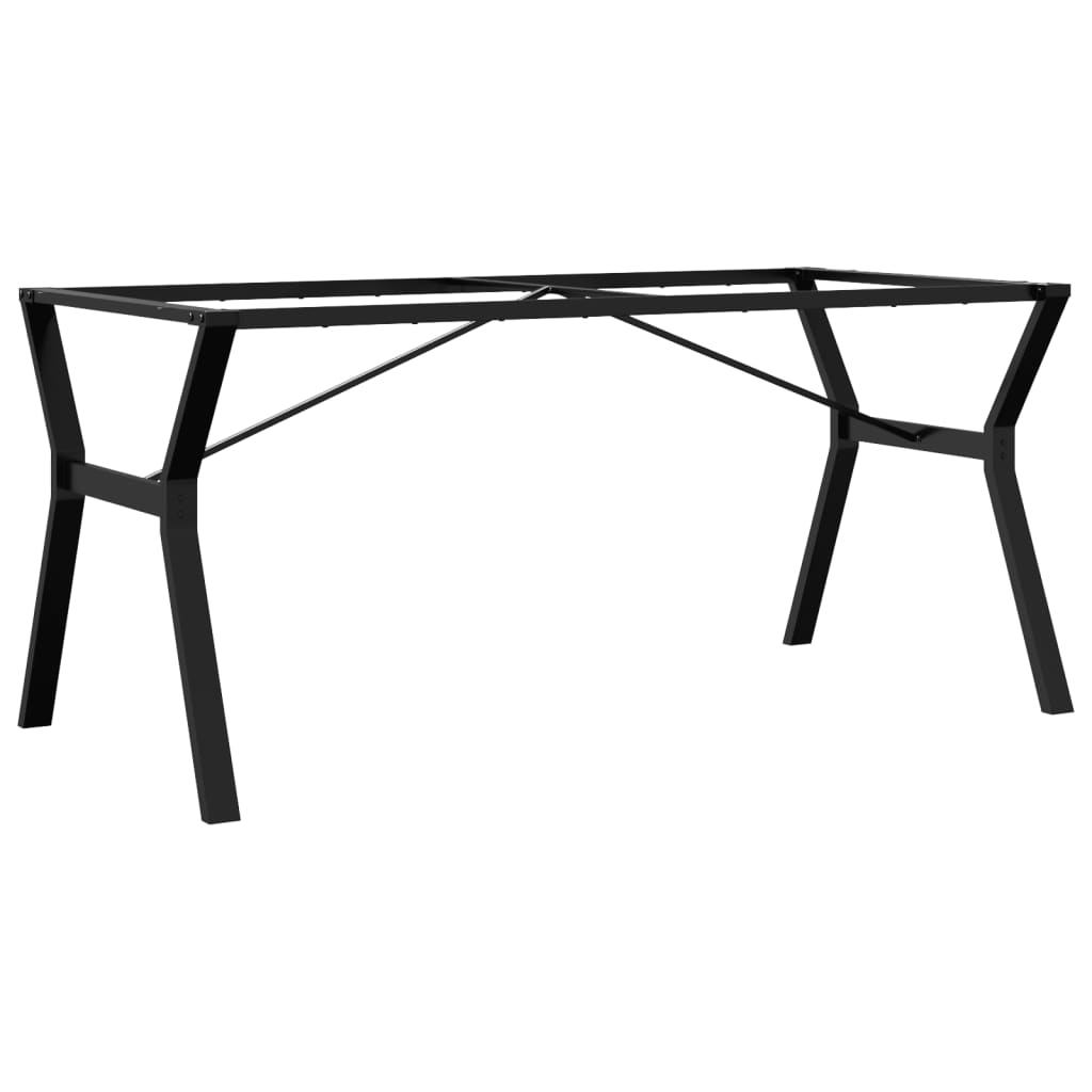 vidaXL Pernas para mesa de jantar estrutura em Y aço