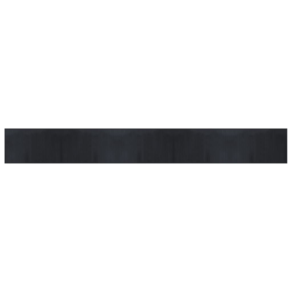 vidaXL Tapete retangular 60x500 cm bambu preto