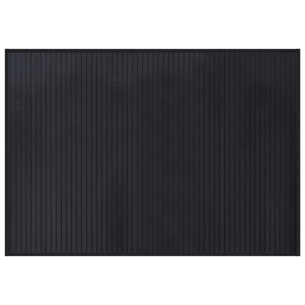 vidaXL Tapete retangular 70x100 cm bambu preto