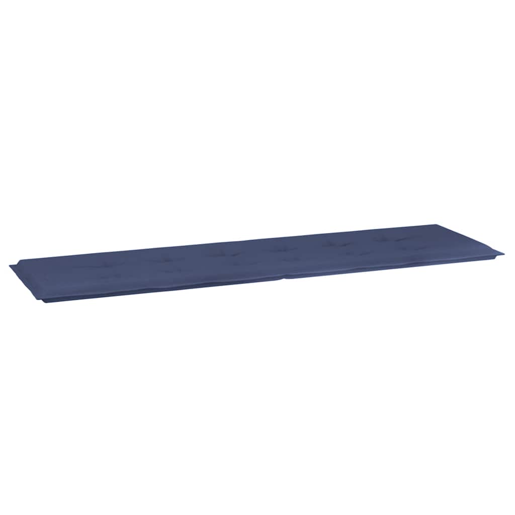 vidaXL Almofadão p/ banco jardim 180x50x4cm tecido oxford azul-marinho