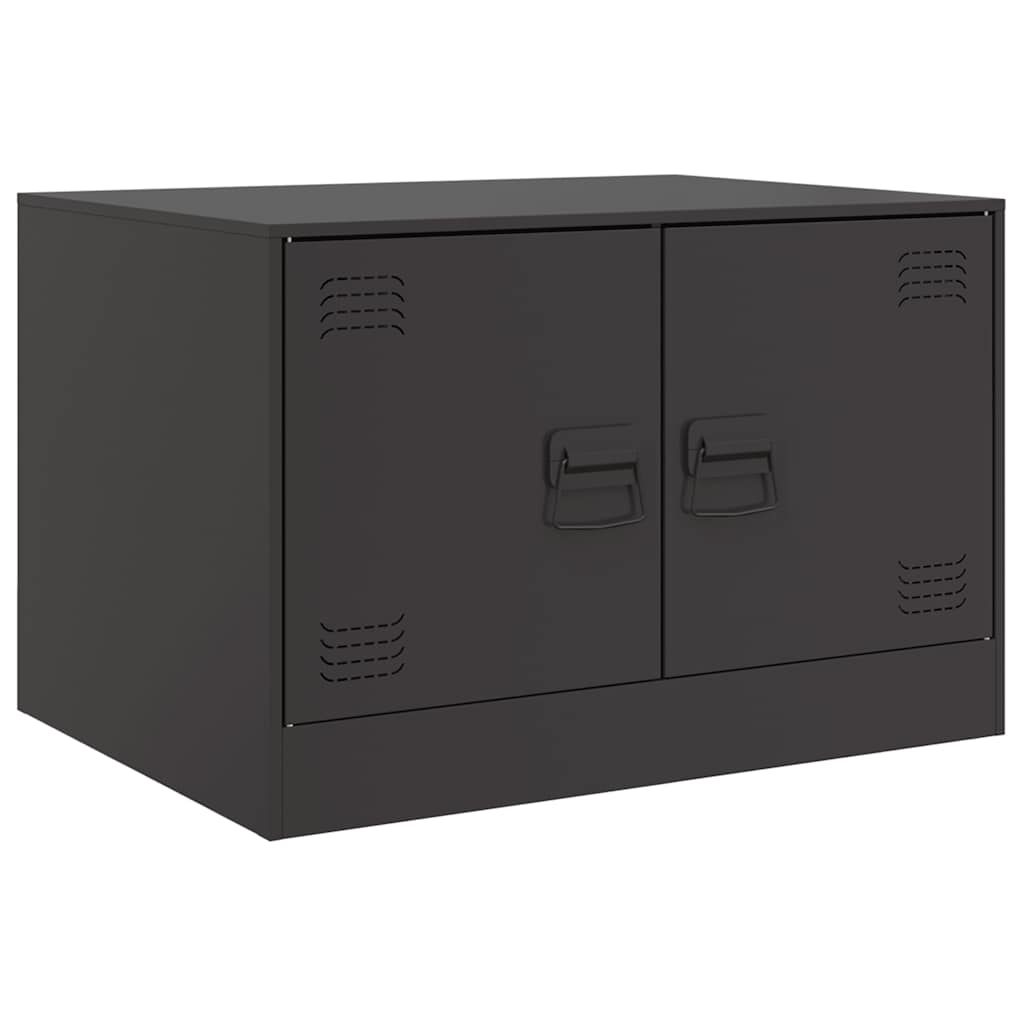 vidaXL Mesa de centro 67x50x44 cm aço preto
