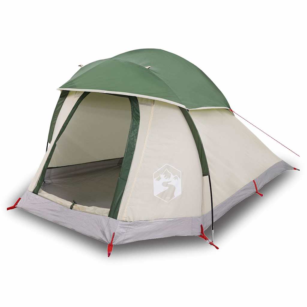 vidaXL Tenda de campismo cúpula para 1 pessoa impermeável verde