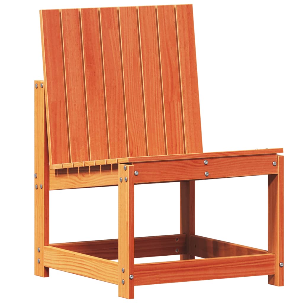 vidaXL Cadeira de jardim 50,5x55x77 cm pinho maciço castanho-mel