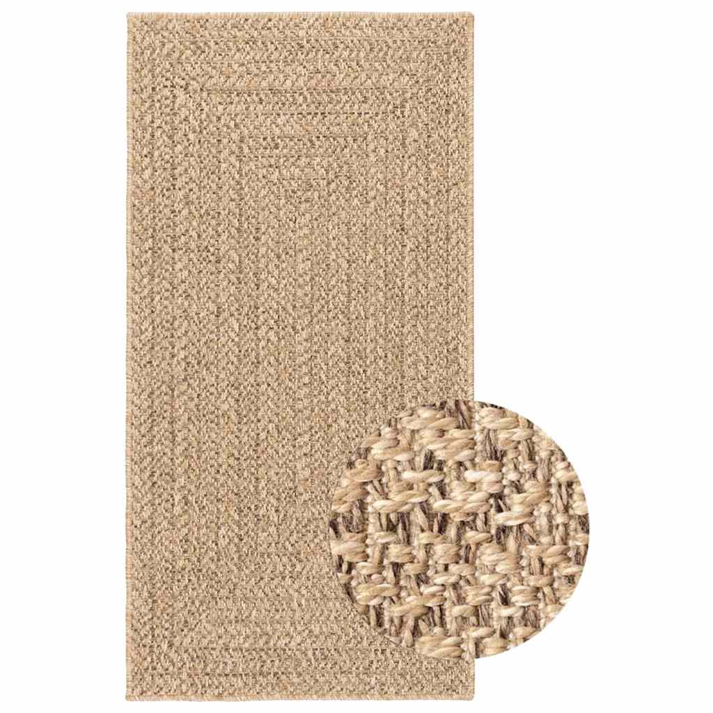 vidaXL Tapete ZIZUR 100x200 cm aspeto de juta interior e exterior