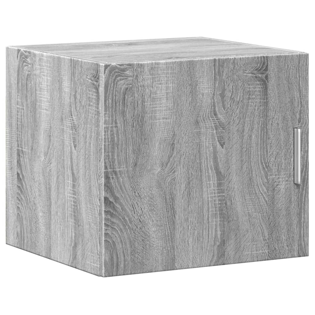 vidaXL Armário parede 45x42,5x40 cm derivados de madeira cinza sonoma