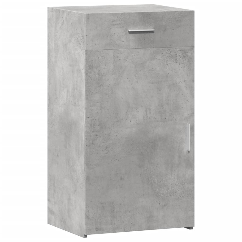 vidaXL Aparador 50x42,5x93 cm derivados de madeira cinzento cimento