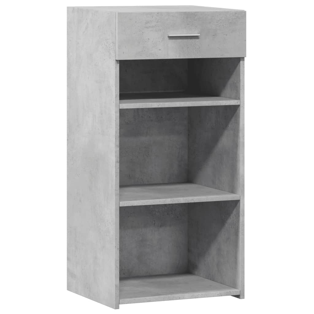 vidaXL Aparador 45x42,5x93 cm derivados de madeira cinzento cimento