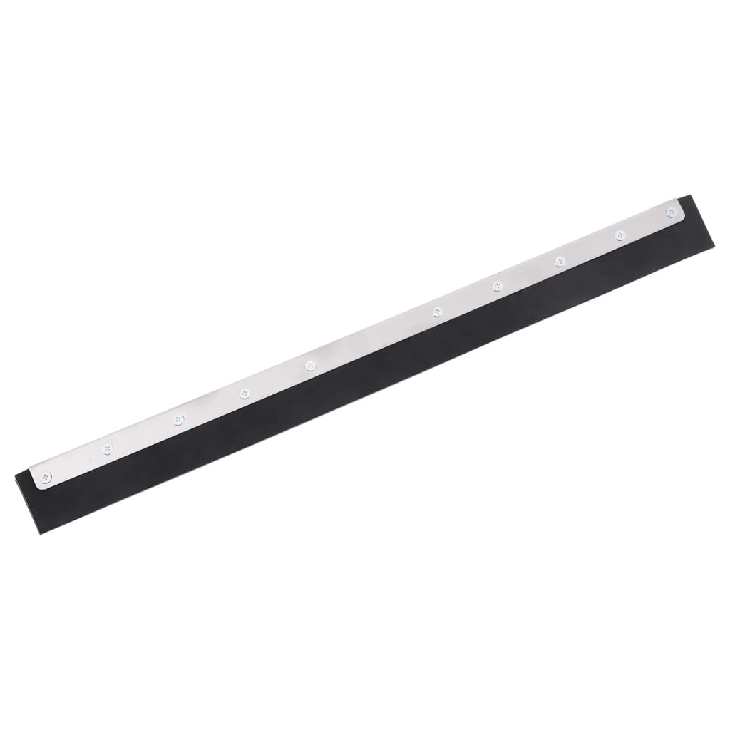 vidaXL Cabeça de rodo de chão 75x2x5 cm aço e borracha