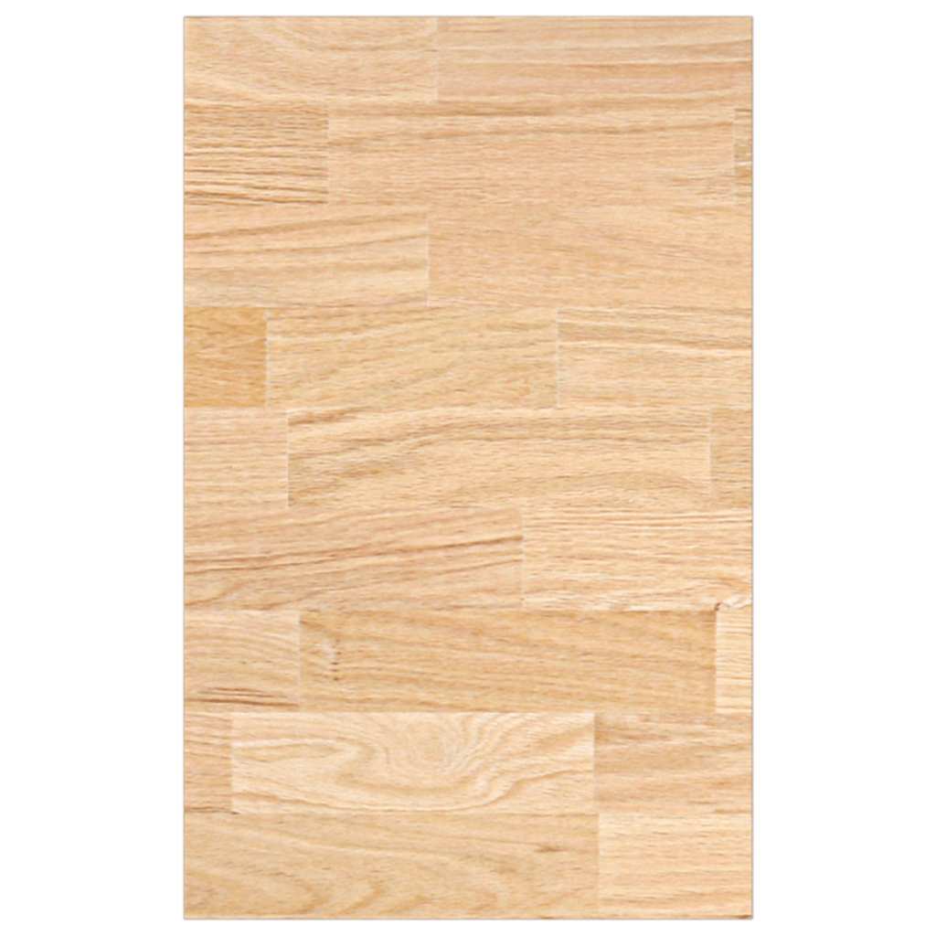 VidaXL Bancada de cozinha retangular 40x63,5x2,7 cm carvalho maciça