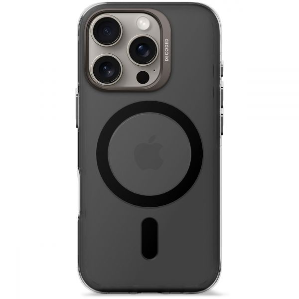 Decoded Capa Transparente para iPhone 16 Pro Transparent Black