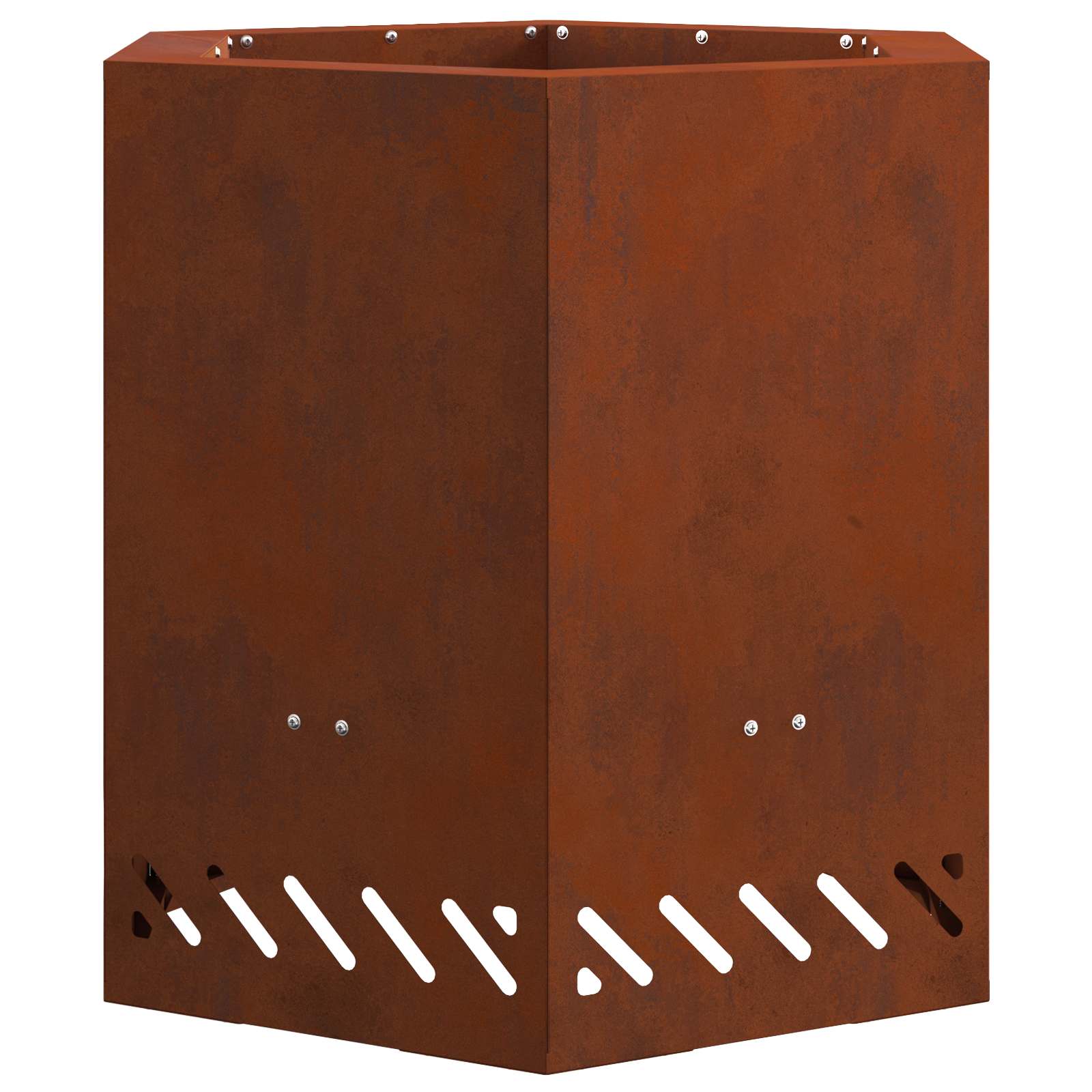 vidaXL Fogueira Sem Fumaça Castanho 48 x 48 x 51 cm