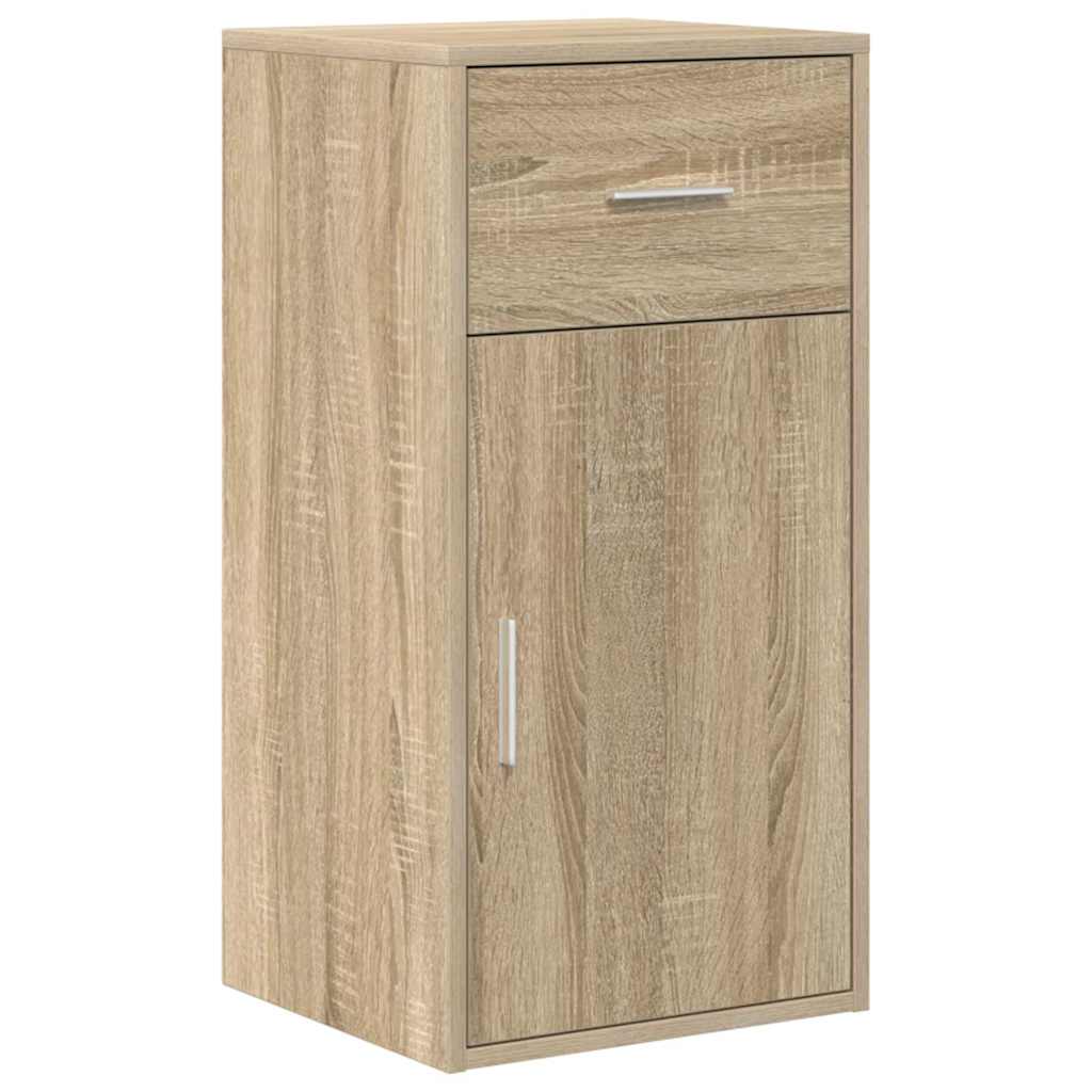 vidaXL Buffet com gaveta Carvalho Sonoma 38 x 34 x 75 cm