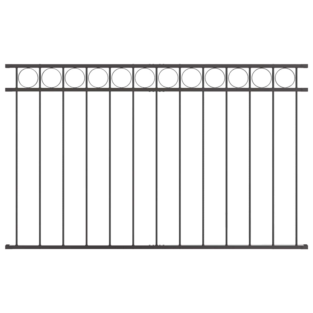 vidaXL Elemento de Cerca ASSEN Cinzeto 170 x 100 cm Aço