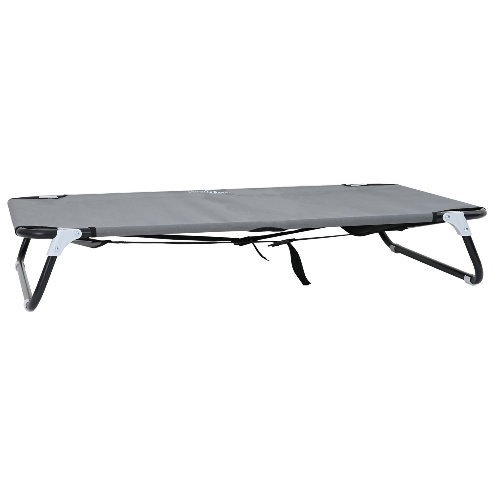 vidaXL Cama para Cachorro Manual Cinzento-claro 105 x 65 x 18 cm Aço