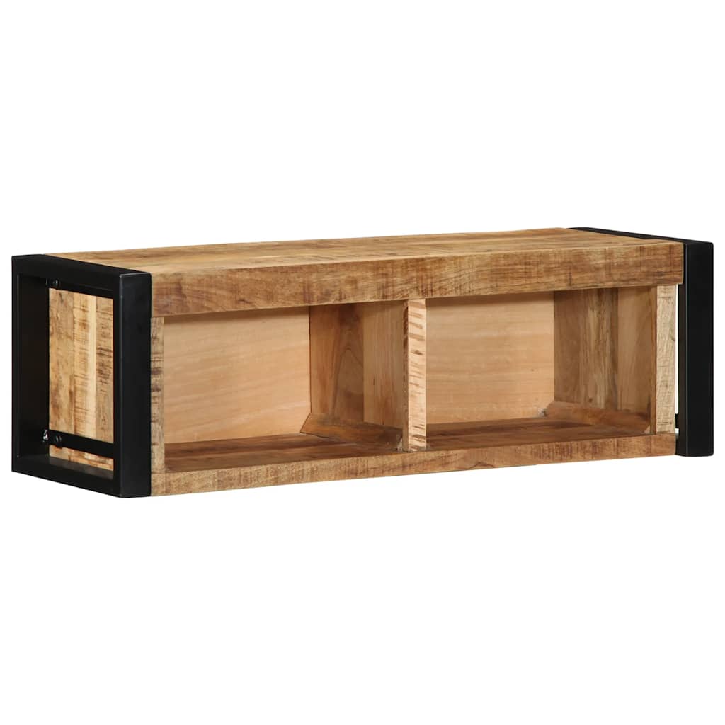 vidaXL Móvel de TV 80x30x25 cm madeira mangueira áspera maciça