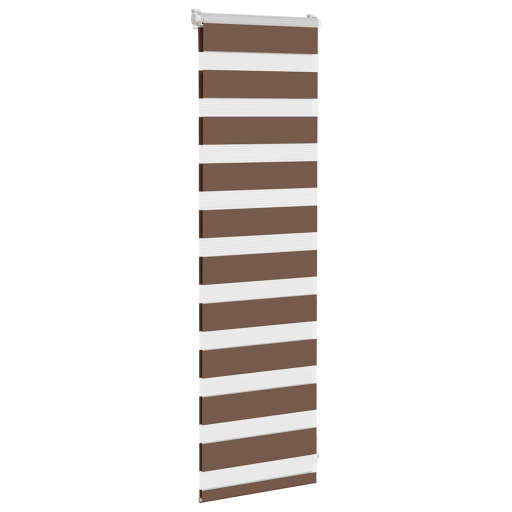 vidaXL Cortina de zebra 40x100 cm largura do tecido 35,9 cm poliéster