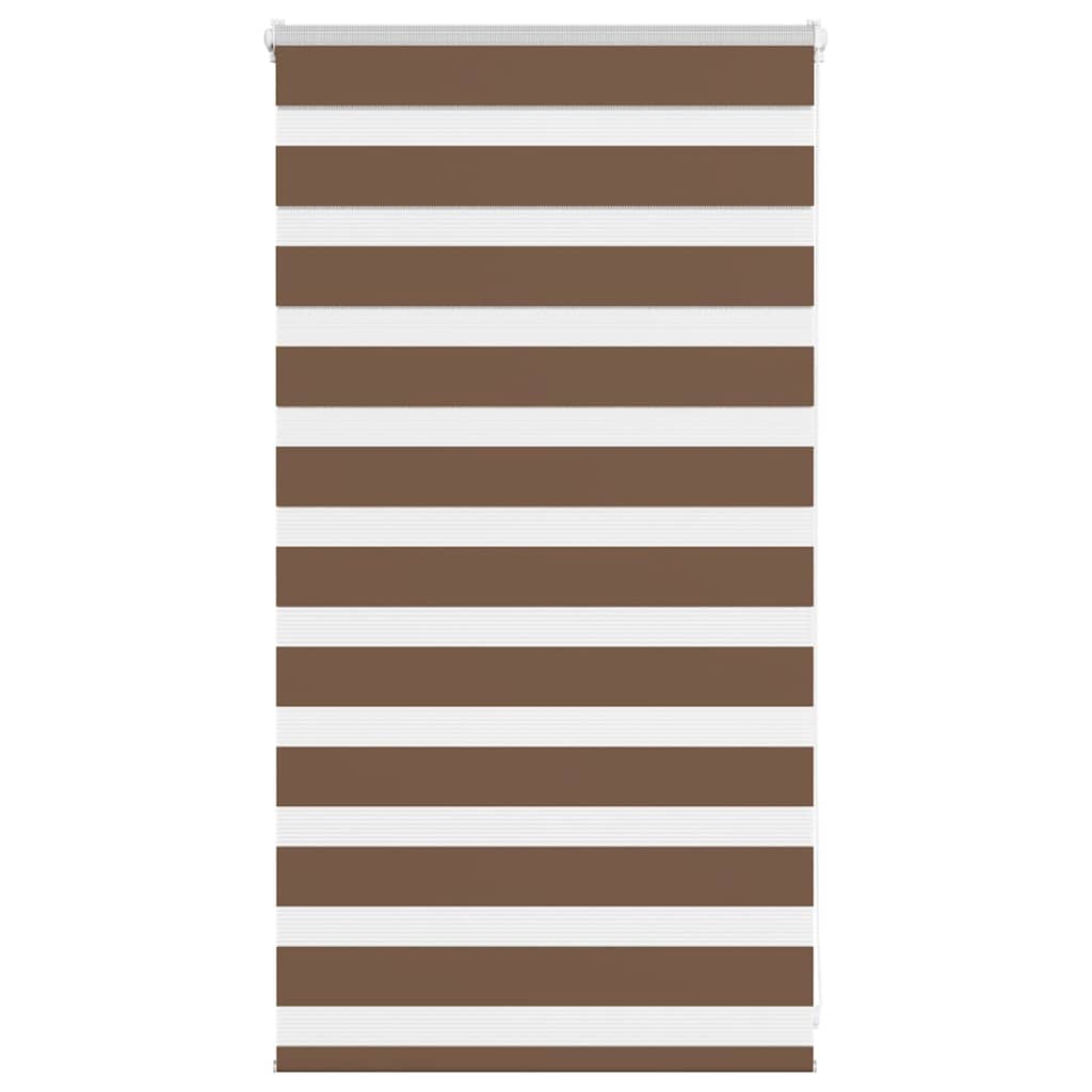 vidaXL Cortina de zebra 75x100 cm largura do tecido 70,9 cm poliéster