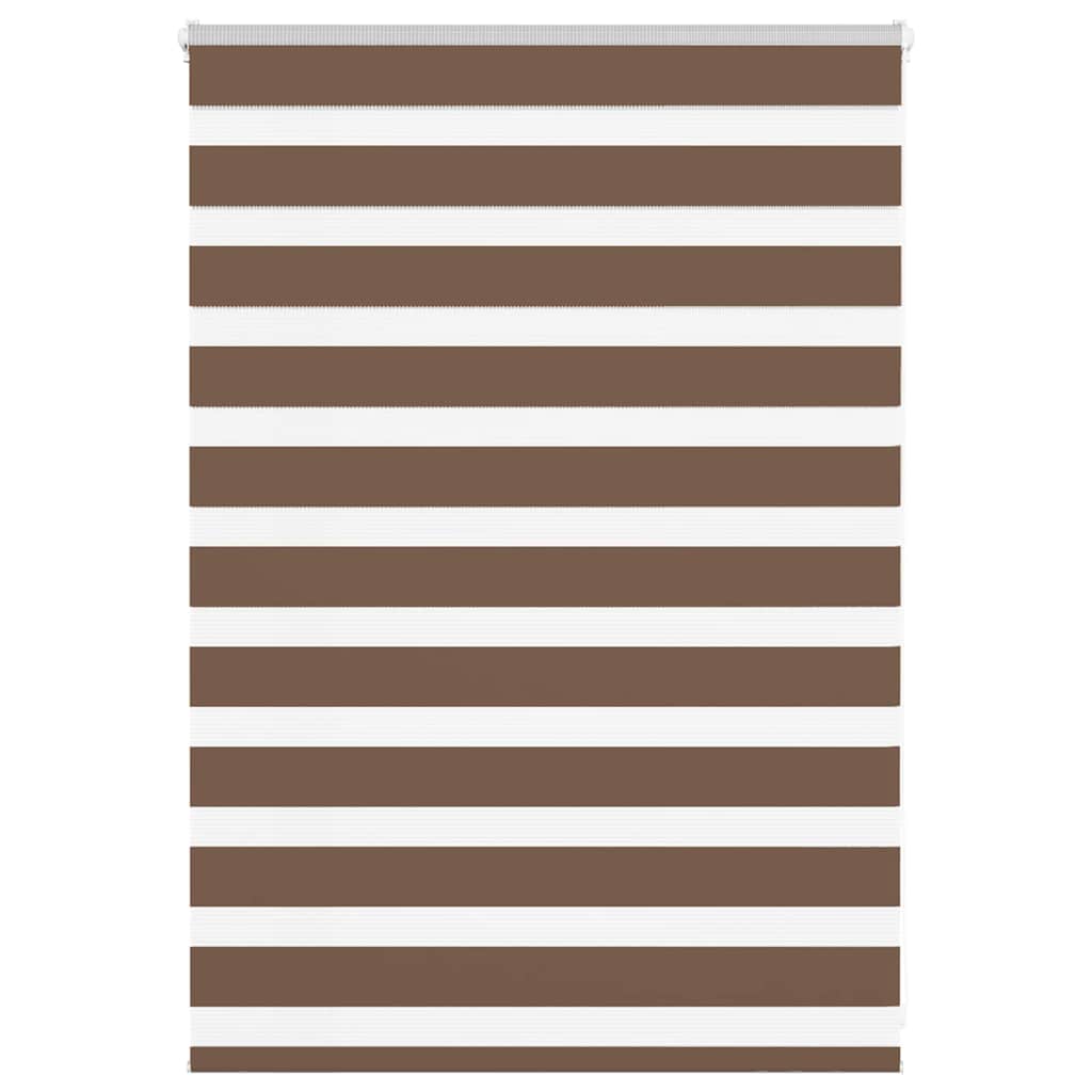 vidaXL Cortina de zebra 110x100 cm largura do tecido 105,9cm poliéster