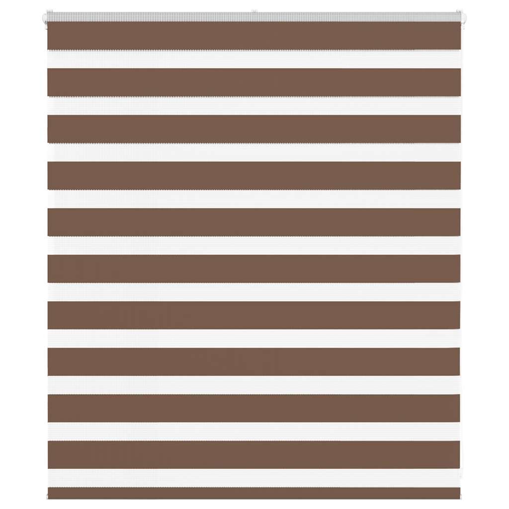vidaXL Cortina de zebra 135x100 cm largura do tecido 130,9cm poliéster