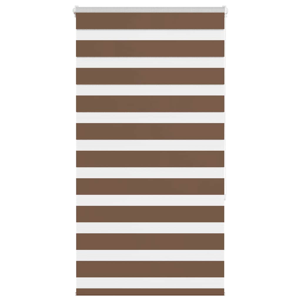 vidaXL Cortina de zebra 85x150 cm largura do tecido 80,9 cm poliéster