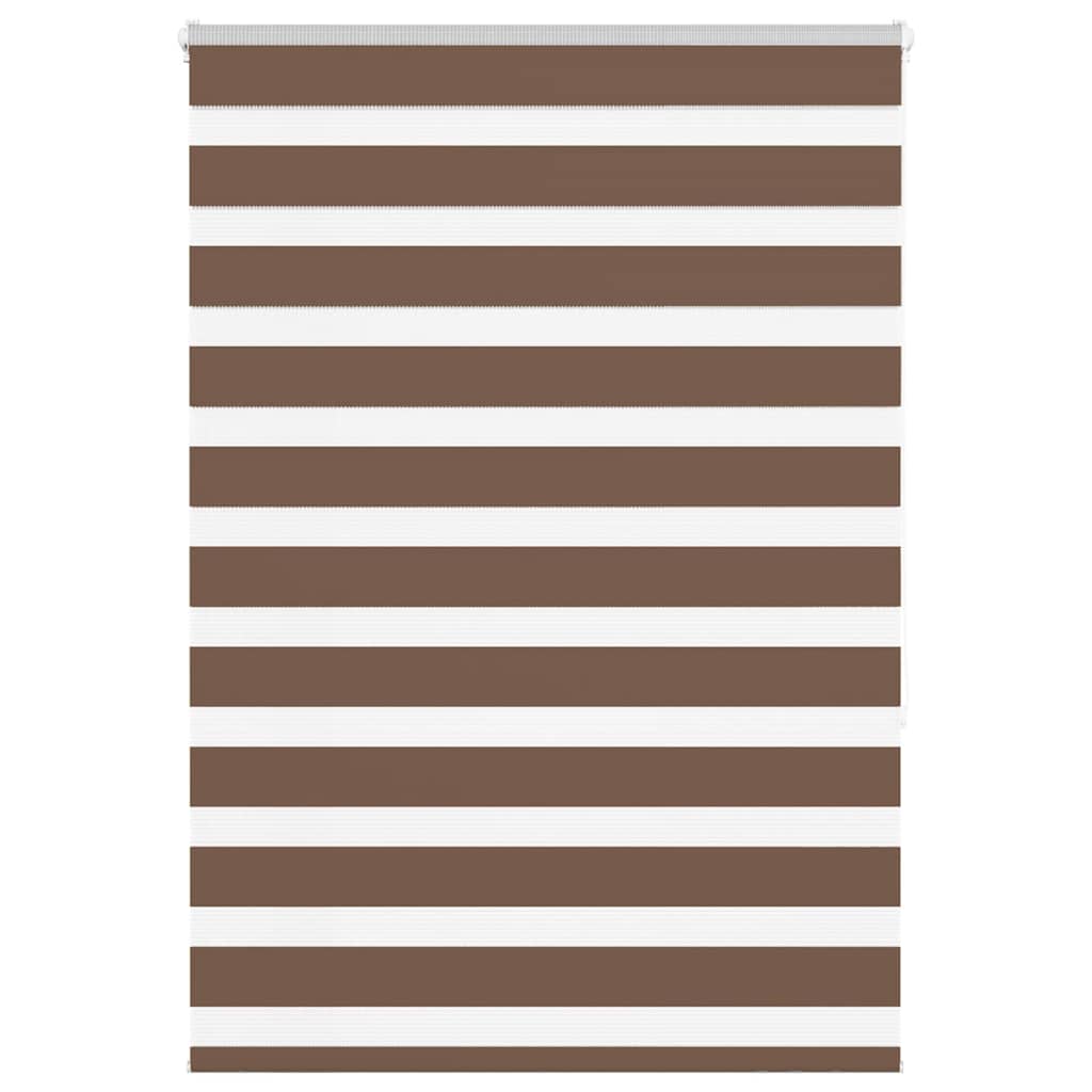 vidaXL Cortina de zebra 110x150 cm largura do tecido 105,9cm poliéster