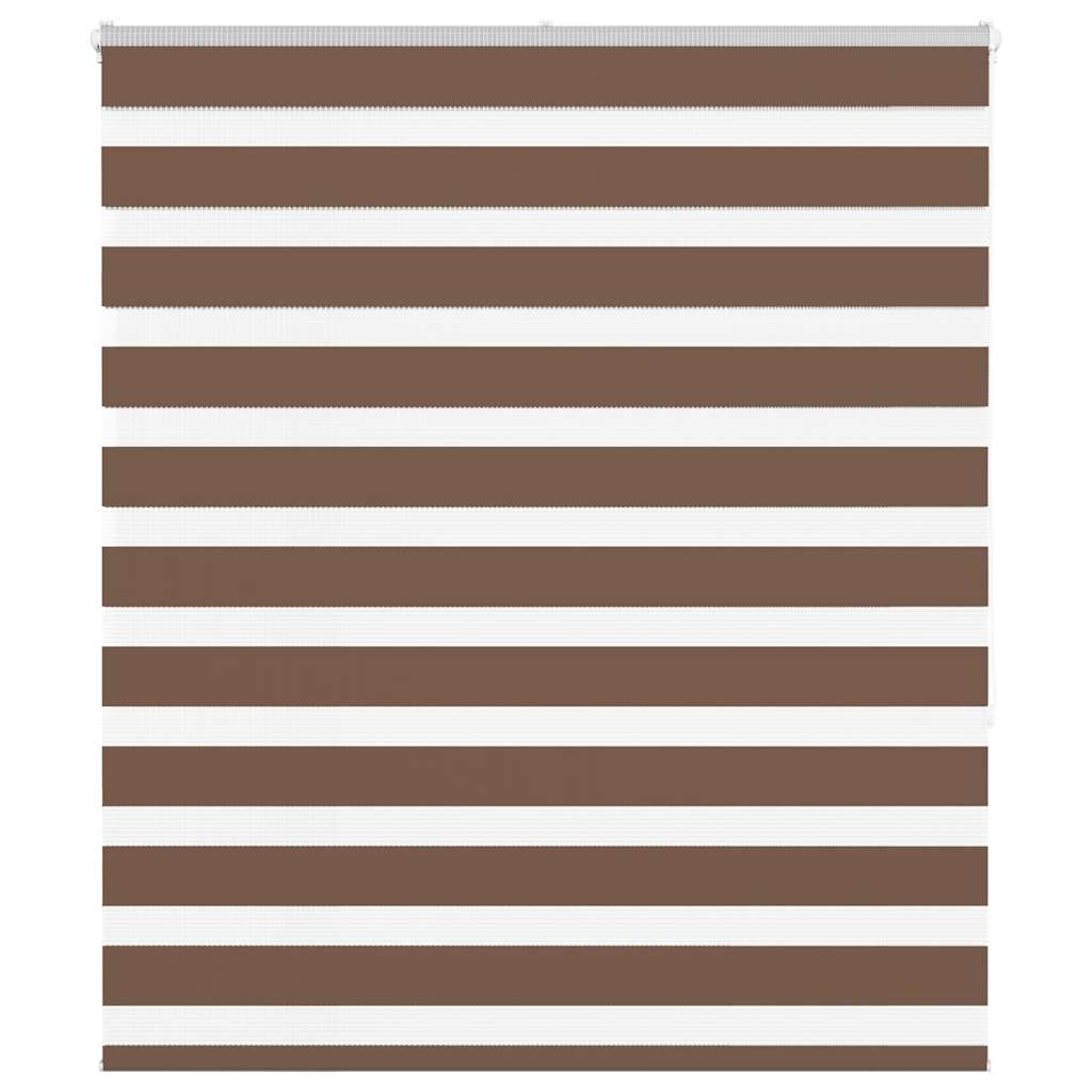 vidaXL Cortina de zebra 135x150 cm largura do tecido 130,9cm poliéster