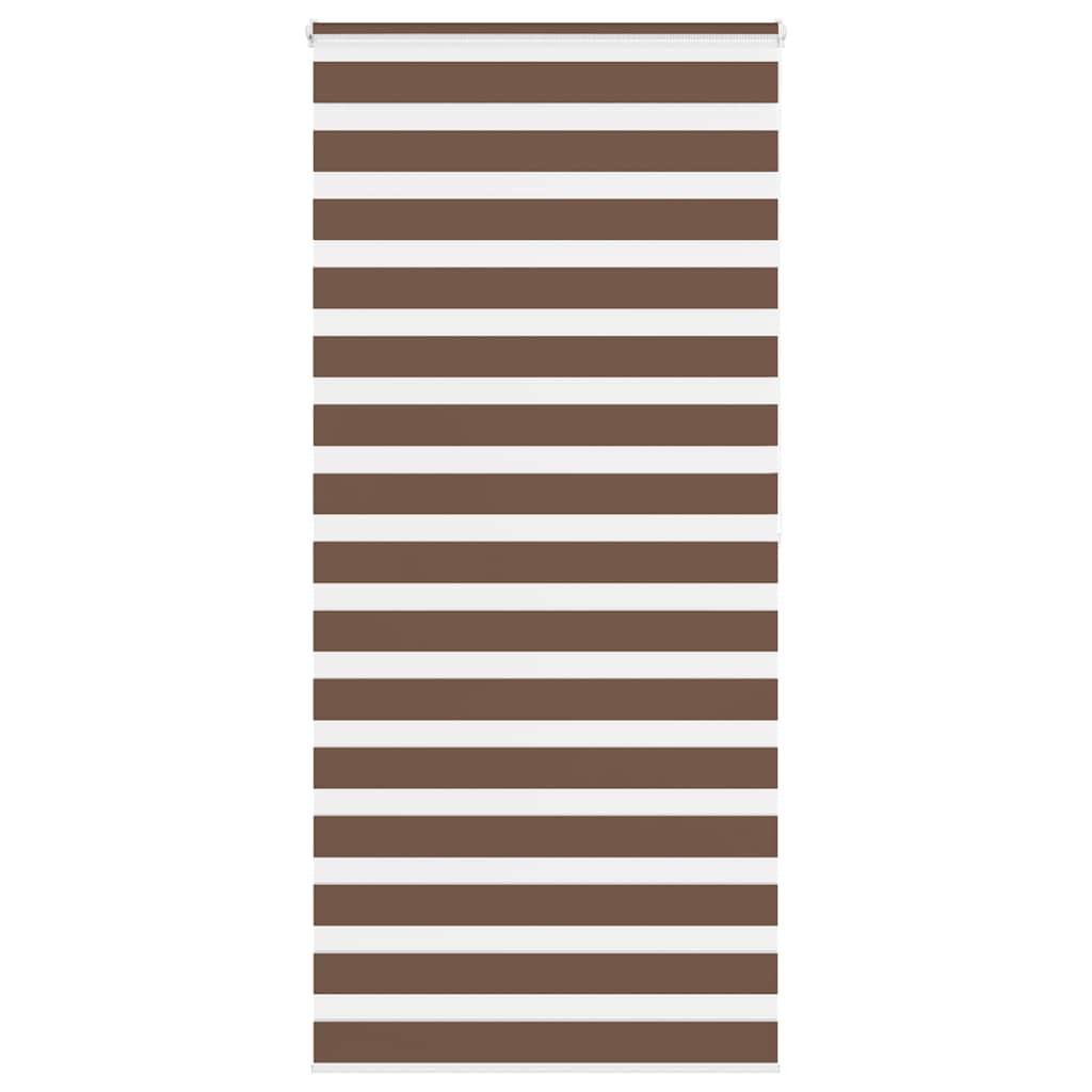 vidaXL Cortina de zebra 100x200 cm largura do tecido 95,9 cm poliéster
