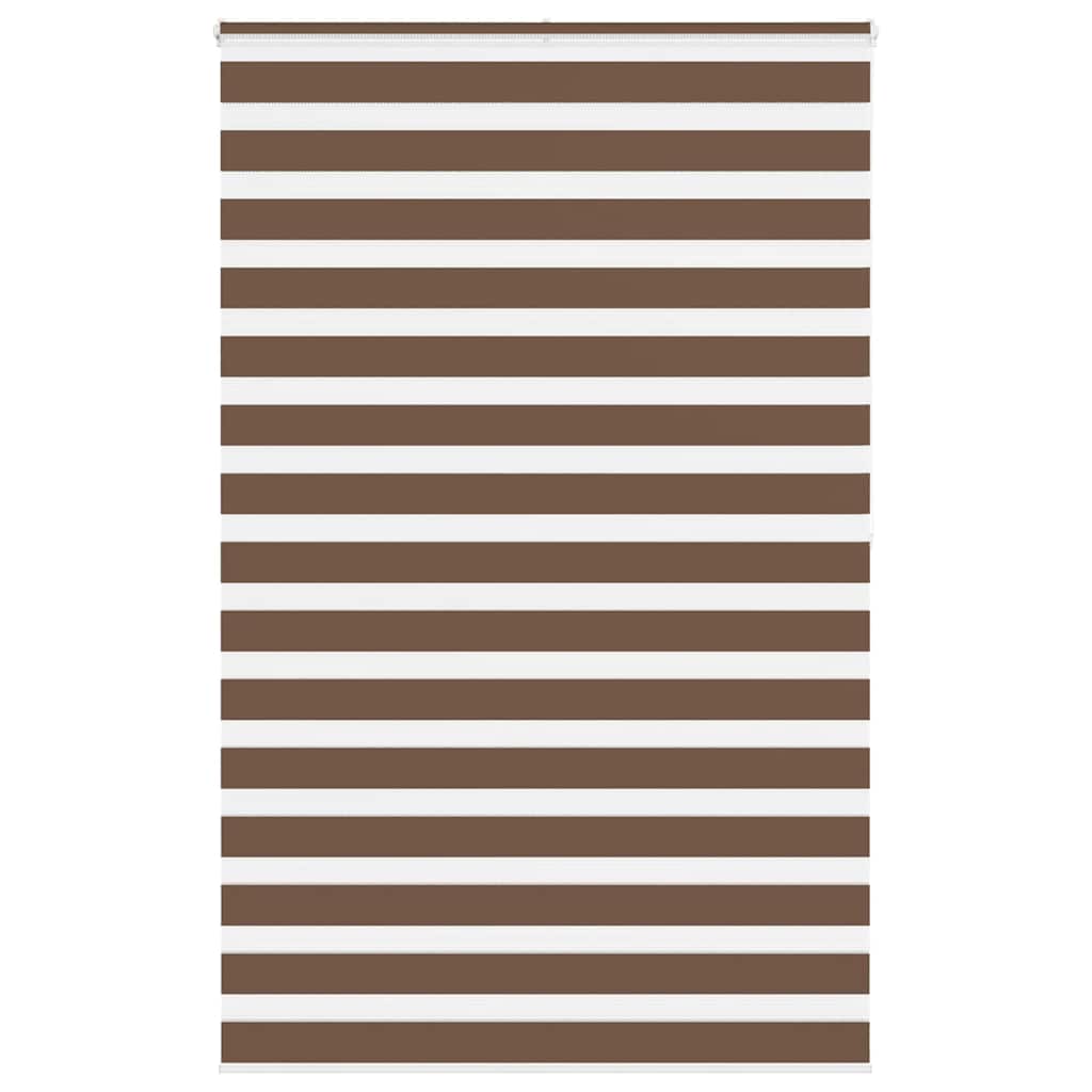 vidaXL Cortina de zebra 140x200 cm largura do tecido 135,9cm poliéster