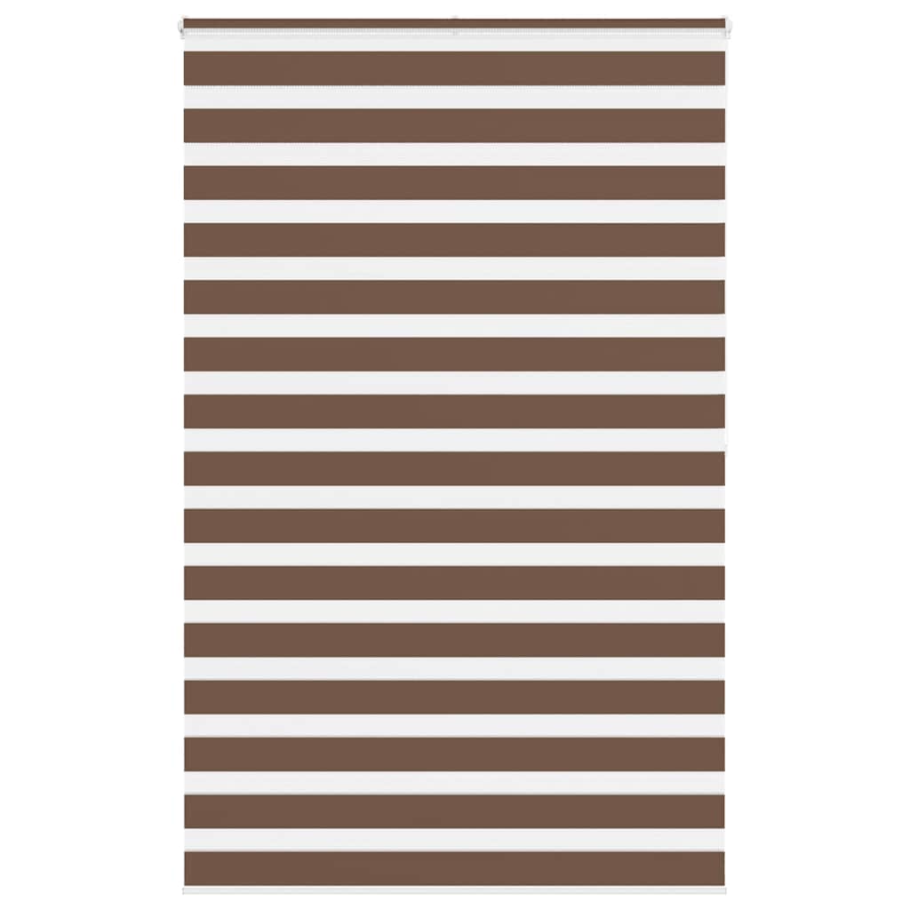 vidaXL Cortina de zebra 145x200 cm largura do tecido 140,9cm poliéster