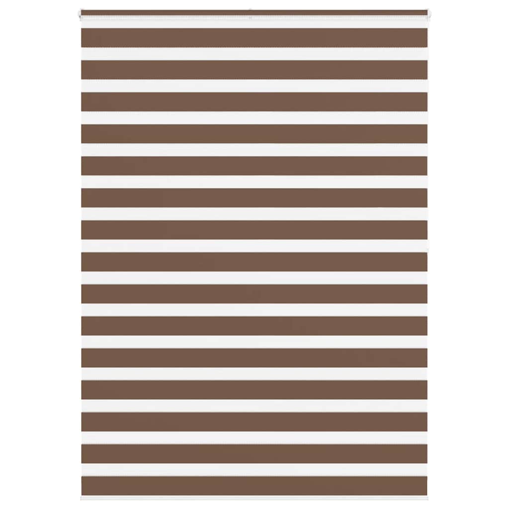 vidaXL Cortina de zebra 160x200 cm largura do tecido 155,9cm poliéster
