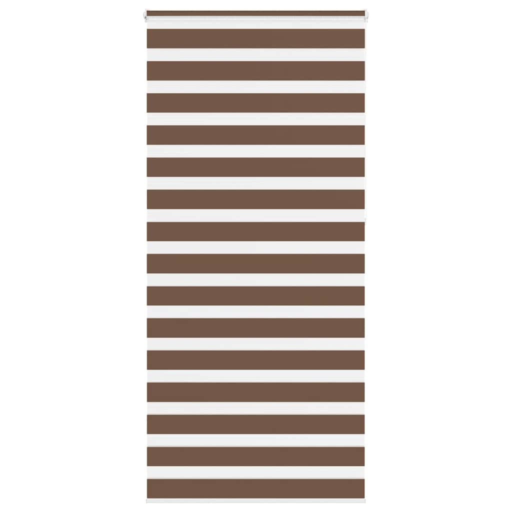 vidaXL Cortina de zebra 115x230 cm largura do tecido 110,9cm poliéster
