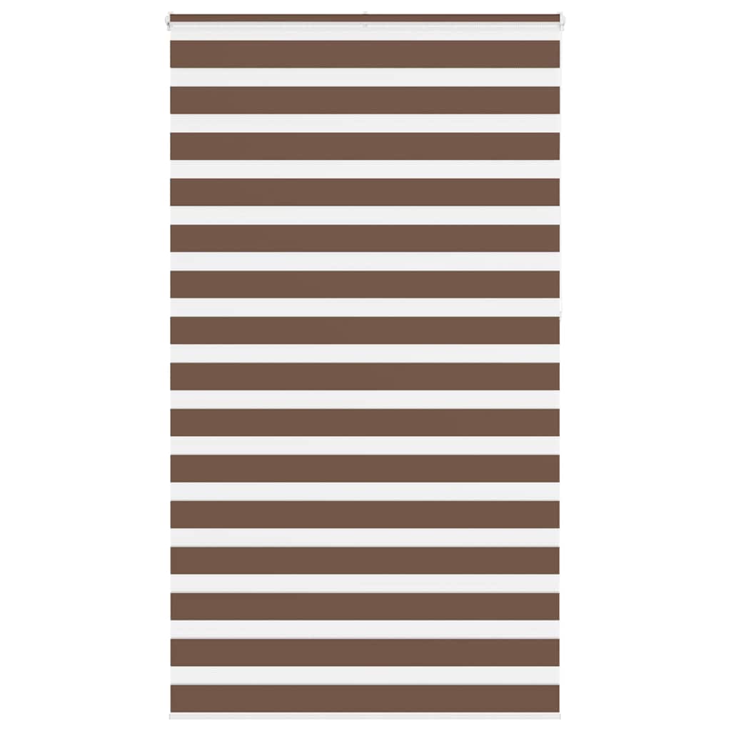 vidaXL Cortina de zebra 120x230 cm largura do tecido 115,9cm poliéster