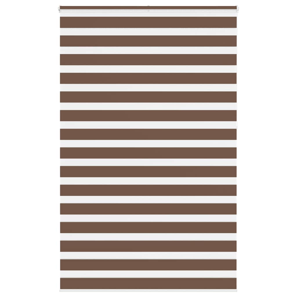 vidaXL Cortina de zebra 140x230 cm largura do tecido 135,9cm poliéster