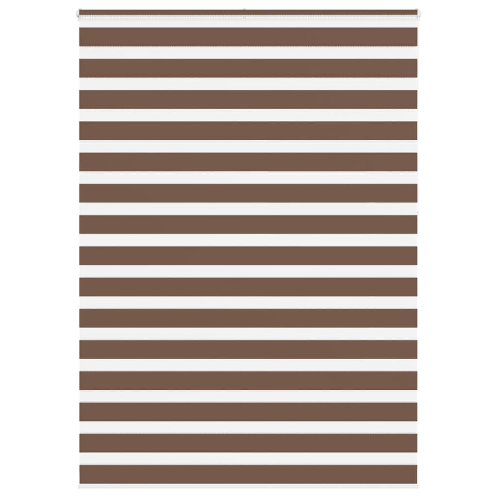 vidaXL Cortina de zebra 160x230 cm largura do tecido 155,9cm poliéster