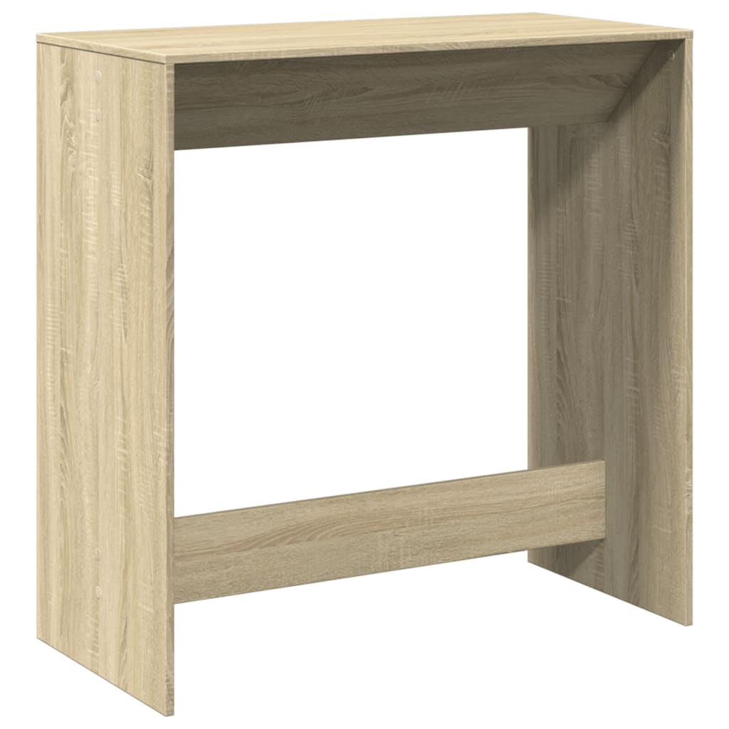 vidaXL Mesa de bar 102x50x103,5cm derivados de madeira carvalho sonoma