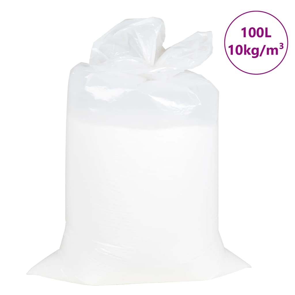 vidaXL Enchimento de pufe EPS 100 L branco 10 kg/m³