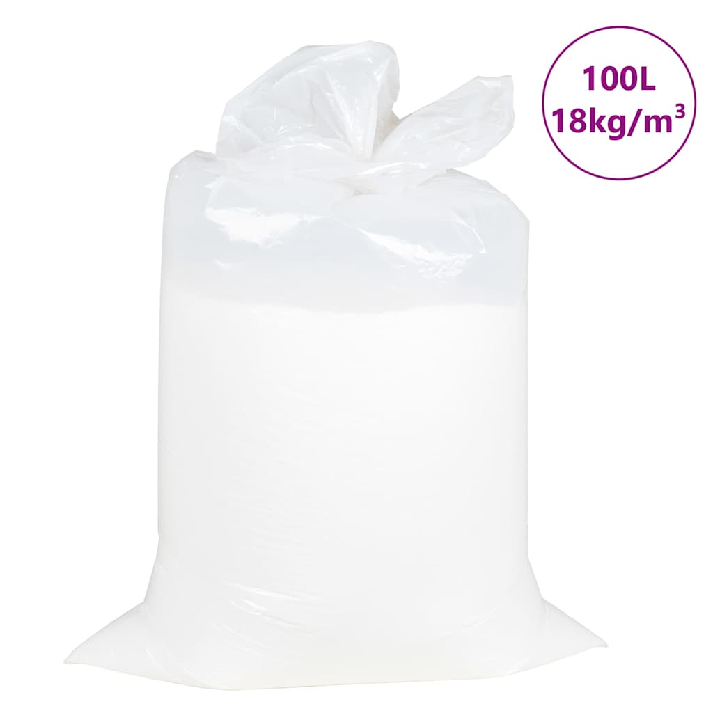 vidaXL Enchimento de pufe EPS 100 L branco 18 kg/m³