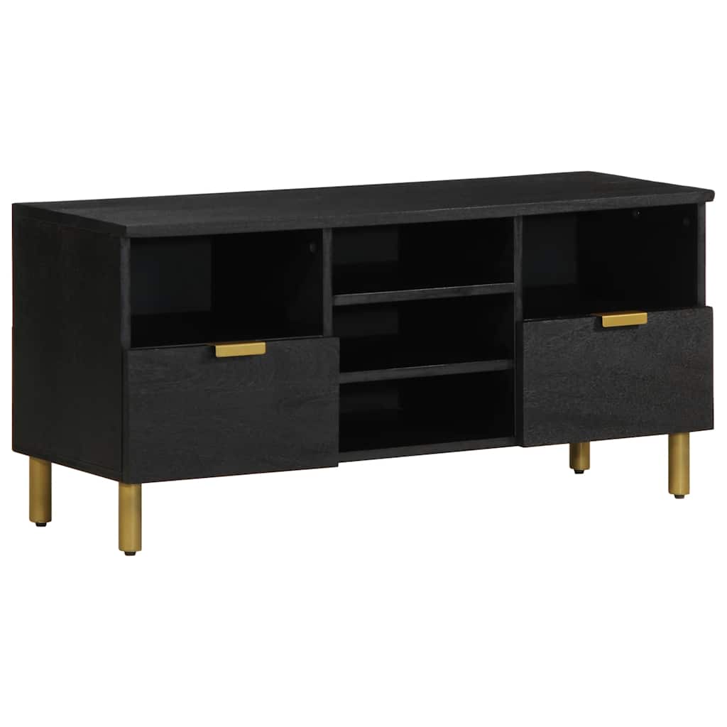 vidaXL Móvel de TV 100x33x46 cm derivados de madeira preto