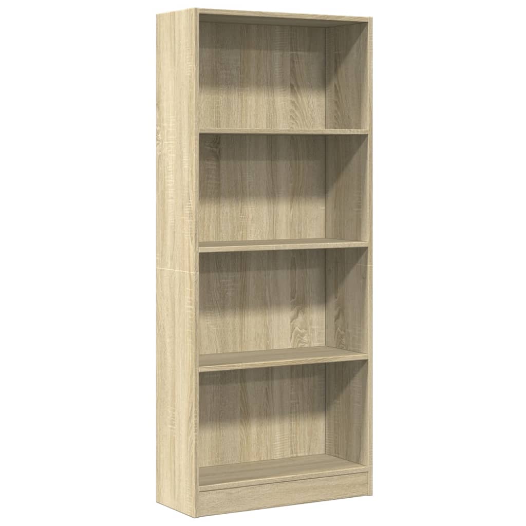 vidaXL Estante 60x24x143 cm derivados de madeira carvalho sonoma
