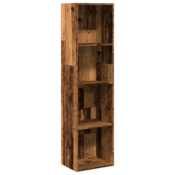 vidaXL Estante 40x30x152 cm Derivados de Madeira Madeira Velha - 3143374820