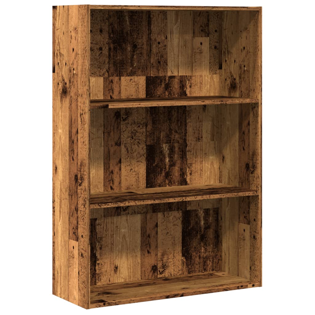 vidaXL Estante 80x30x114 cm derivados de madeira madeira velha