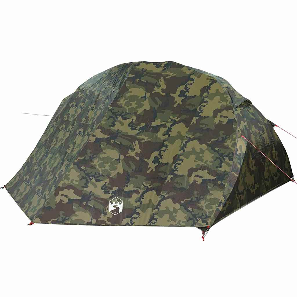 vidaXL Tenda de pesca com telhado Camuflagem 514 x 465 x 187 cm