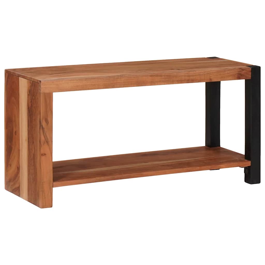 vidaXL Estante Castanho 80 x 30 x 40 cm Madeira Sólida de Acácia