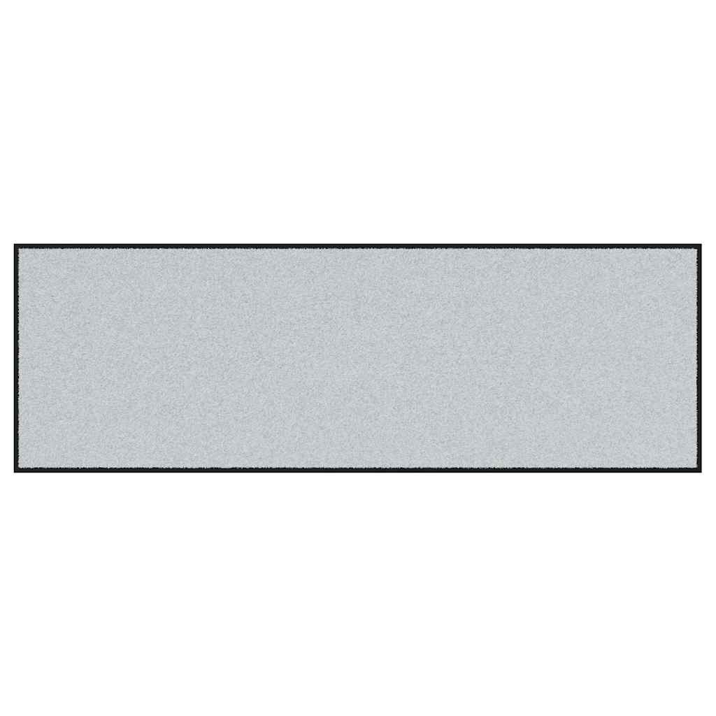 vidaXL Tapete de Entrada Cinza e Preto 60 x 180 cm 100% Poliamida